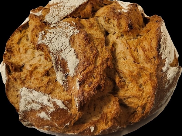 Sprouted rye Desembrood&nbsp;hg ongesneden per stuk verpakt